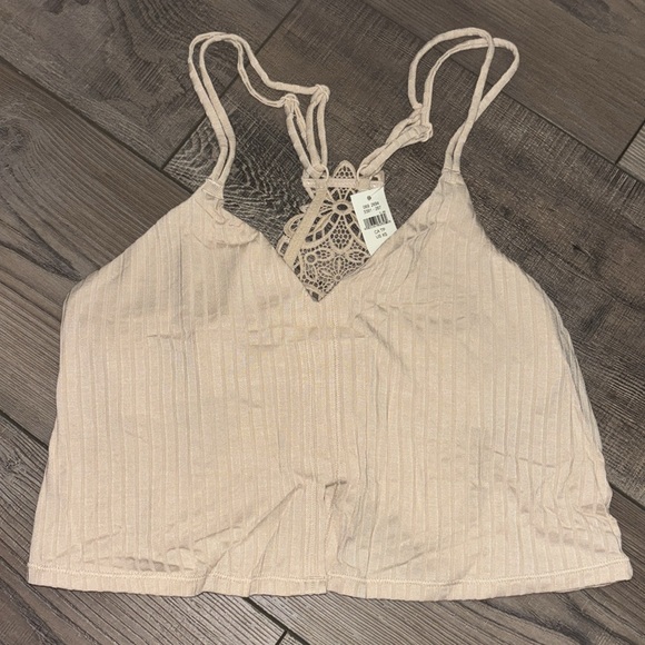 Aerie Ribbed Crop Top Bralette - Picture 3 of 4